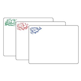 Flexible Cutting Board Mats Set of 3, Clear with Food Icons, Made in the USA of BPA Free Food Grade Plastic, 11.5” x 15” by Chop Chop