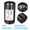 PATIKIL Motor Start Capacitor, 340-408uF/Mfd 250VAC 50/60Hz CD60 Run Capacitor