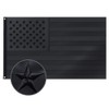 All Black American Flag 3×5 Ft Blackout Flag with Embroidered