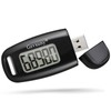 3D Walking Pedometer with Clip, Easy Activity Fitness Tracker for