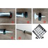 caulking extension nozzle Caulking Nozzle for Sausage Caulking Gun Long