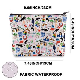 Kamala Makeup Bag Childless Cat Lady Gifts Madam President Gifts Kamala Comma La Gifts Kamala Zipper Bag (Kamala UK)