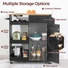 MAHANCRIS Kitchen Island with Power Outlet, Kitchen Storage Island with
