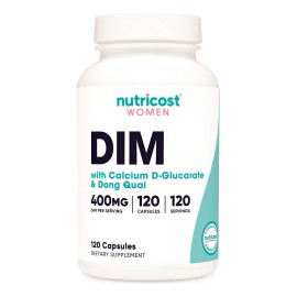 Nutricost Dim 400 Mg Suplemento Mujeres Cápsulas Veganas