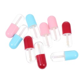 TOVINANNA Diy Lip Gloss Tubes Pack Empty Lipstick Subpackaging Tiny Lightweight Great For-go Random
