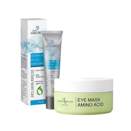 Punta Belleza | Inno Gialuron – Crema Antiarrugas y Suero Facial con Ácido Hialurónico + Parches para Ojos de Hidrogel | Ácido Hialurónico, Colágeno y Centella Asiática 60 piezas