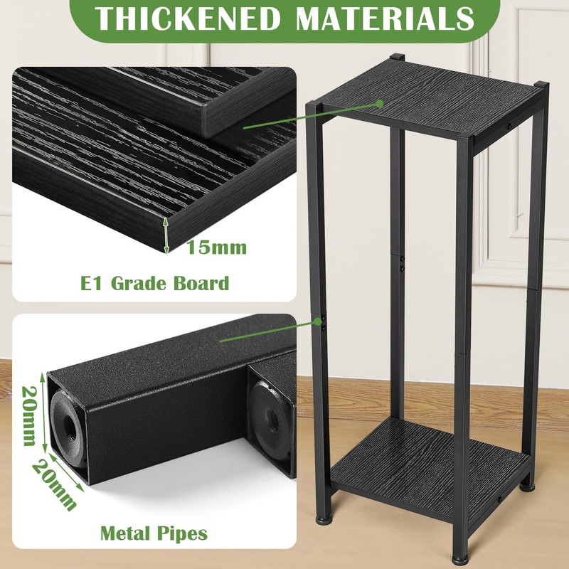 Dipion Tall Plant Stand Indoor,31 Inch Plant Stands,2 Tier Metal