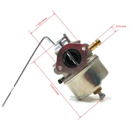 The ROP Shop | Carburetor Compatible with Tecumseh, Craftsman, Troy Bilt 3, 3.5, 5 HP Tiller, Edger, Generator