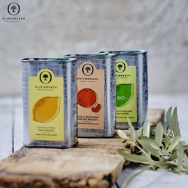 Mandarin Olive Oil by Oliviers&Co | Italian Extra Virgin Olive Oil with Fresh Mandarin | Gourmet Citrus EVOO for Salads, Baking & Holiday Cooking | Cold Pressed, All Natural Gift (8.4 Fl Oz)