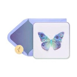 Papyrus Bold butterfly Birthday Card Greeting Card