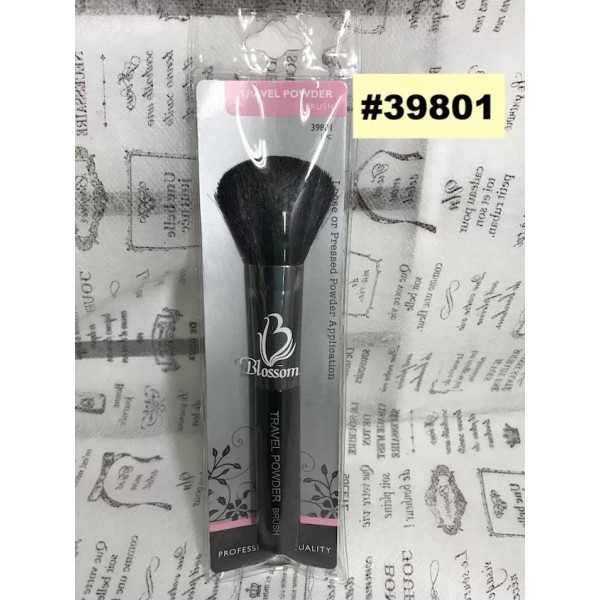 BLOSSOM TRAVEL POWDER BRUSH FOR LOOSE OR PRESSED POWDER APPLICATION