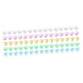 Healvian 1500pcs Colorful Heart Nail Art Charms Cute Heart-Shaped Nail Decorations for Parties Birthdays and Daily Use Smooth Lightweight Non-Scratch Design