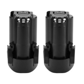 Exmate 2 Pack 10.8V 2.5Ah Battery Compatible with Black and Decker BL1110 BL1310 BL1510 LB12 LBX12 LBXR12