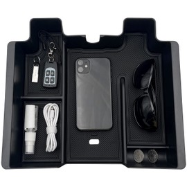 JOJOMARK Center Console Organizer Tray fits for 2019-2022 GMC Sierra/Chevy Silverado 1500 Accessories, 2020-2021 2022 2023 Silverado/Sierra 2500 HD/3500 HD