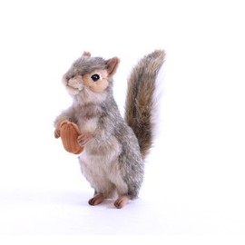 Hansa Grey Squirrel Plush Soft Toy 4842