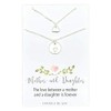 Mother Daughter Necklaces - 2 Small layering Gold Heart Necklaces