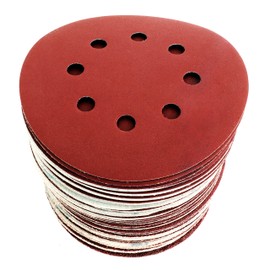 S&R 60 pcs 125mm Sanding Discs - Grit 40/60/80/120/180/240, Hook Quick Fitting for Random Orbit Sander - Wood, Metal, DIY.