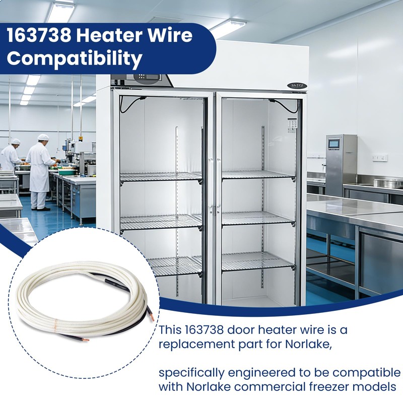 XwaYexa Upgrade 163738 Freezer Door Heater Wire, 5.0W