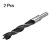HARFINGTON 2pcs Brad Point Drill Bits 18mm(45/64") Dia Straight Round
