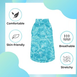 Sphynx Cat Cooling Shirt for Summer, Quick Dry Shirt Breathable UPF 50+ Shirt for Cats & Small Dogs Apparel, Summer Vest for Cats (Green, Medium(3.5-5.5lbs))