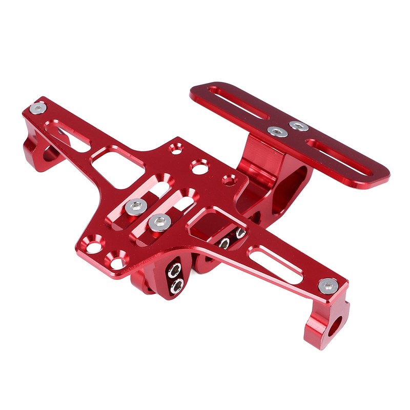 Adjustable License Plate Frame with Light Aluminum Alloy Mudguard Eliminator