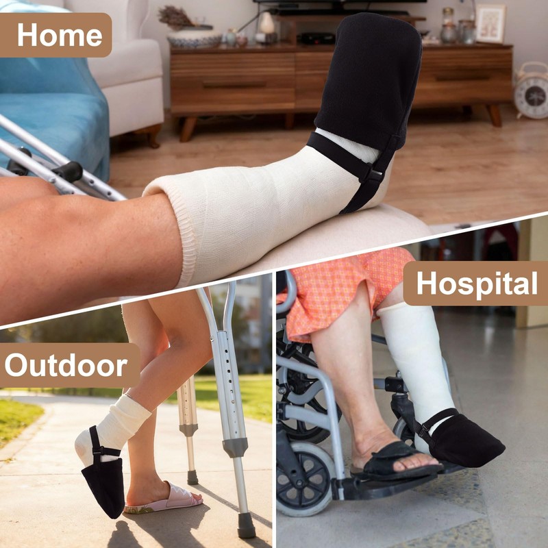 ClaspVital 2 Pack Cast Sock Cover for Foot, Toe Warmers