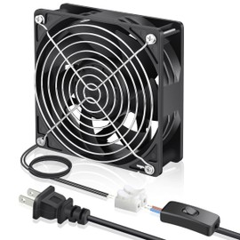 GDSTIME EC Cooling Fan 12038 120mm x 38mm 12cm AC 110V 115V 120V 220V 240V Industrial Axial Brushless Cooling Fan Muffin Fan DIY