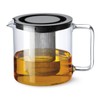 Simax Glassware 1 Quart Teapot with Metal Mesh Infuser |