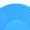 Plastic Blue Gold Pan with Dual Riffles Gold Washing Tool