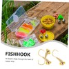 CORHAD Fishing Hook Holder Tool 3pcs Brass Hooks Catfish Tackle