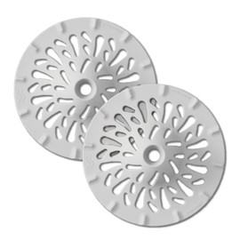 HUROYAMA Hair Catcher, Clogged drains, Messy Cleaning, Soft Silicone, Tool-Free Installation, Stable Cleaning, Volcano Structure Design, 90mm M Size Cover Drains(2 Packs)