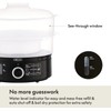 BELLA Two Tier Food Steamer with Stackable Baskets & Removable