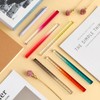 Andibro 6 Pieces Colourful Transparent Ruler, Cube Acrylic Ruler Set,