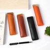 MEISO 12 Pcs Soft PU Leather Single Pen Case Holder,