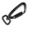 Carabiner Clip Auto Locking Square Bottom 360 Rotational Hook Accessory