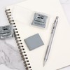Mr. Pen- Kneaded Erasers, 10 Pack with Clear Cases, Grey,