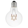 Festive Living LED Hanukkah Star of David Decorative Filament Light