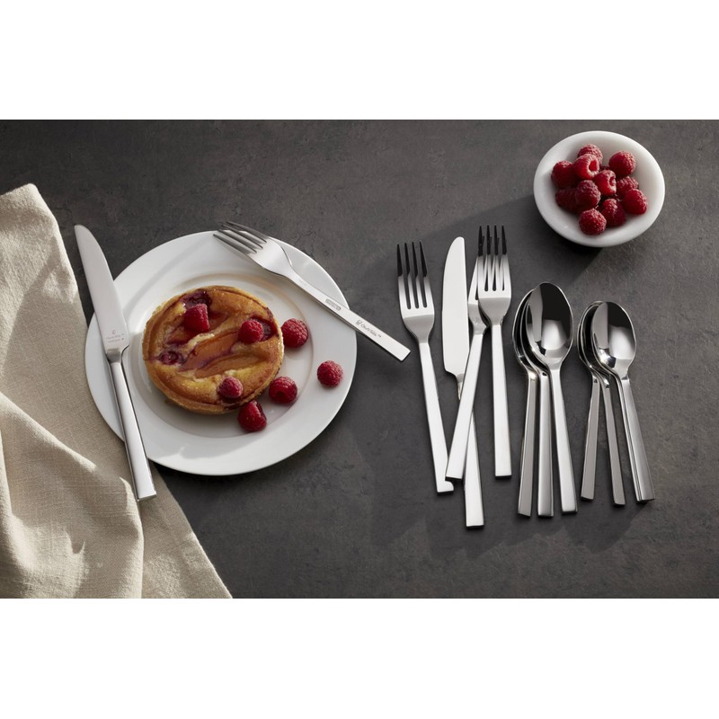 Oneid H016004B Chef's Table Everyday Flatware Salad Fork, Metallic