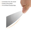 HARFINGTON 4pcs Carbon Steel Putty Knife 3" Plastic Handle Spreading