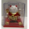 Cal Mart Gifts Solar Powered Maneki Neko Welcoming Lucky Hands