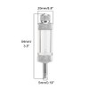 DONGKER CO2 Bubble Counter,Aluminium Alloy Single/Double Head Aquarium CO2 Check