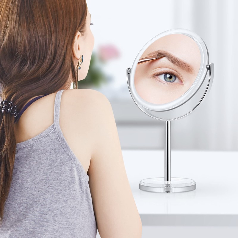 MIYADIVA 20X Magnifying Makeup Mirror,Double Sided 1X & 20X Magnifying
