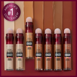 Maybelline New York - Corrector Maybelline Instant Age Rewind Eraser, tratamiento para ojeras, ligero, 2 unidades
