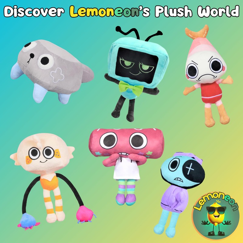 Lemoneon 11" Vee Plush Stuffed Figure Pillow for Video Game