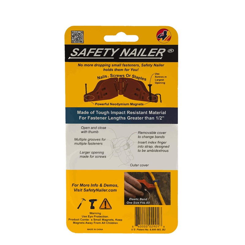 Safety Nailer Mini- For Finish Nails, Small Screws, and Staples