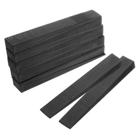 uxcell Plastic Shims for Leveling, 12 Pcs Black Composite Shims and Wedges, Firm and Non-Slip for Table, Dresser Legs, and More Furniture (80 x 13 x 8mm)