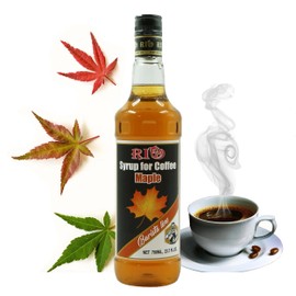 RIO Maple Flavored Coffee Syrup, 700ml – Rich and Sweet, Perfect for Hot or Iced Coffee and Dessert