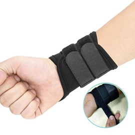 [AiO JAPAN] ゴルフ 練習 手首サポーター 固定 プレート入り 腱鞘炎