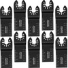 10Pcs Oscillating Saw Blades, High Carbon Steel Multitool Blades, Universal