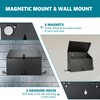 DITKOK Magnetic Booth Box, Double Compartment Cabinet with Two Spray